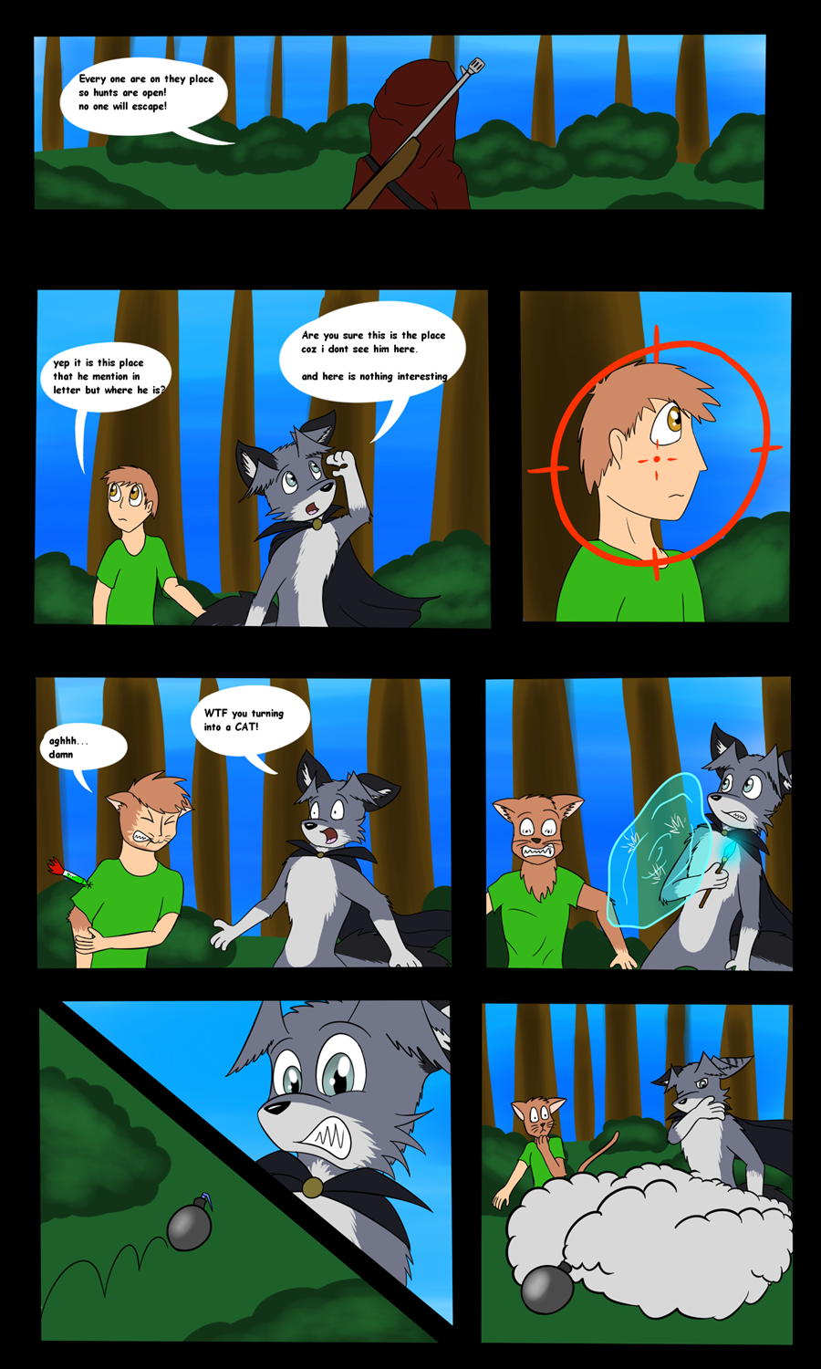 Artist Hunts by Tomek1000 - Transfur